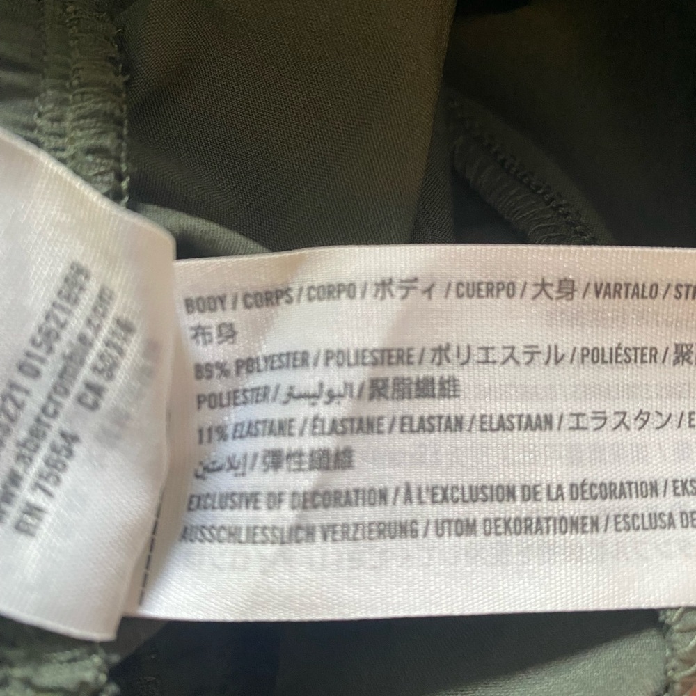 Abercrombie & Fitch Shorts Front Tie Green Size XS - Picture 7 of 7